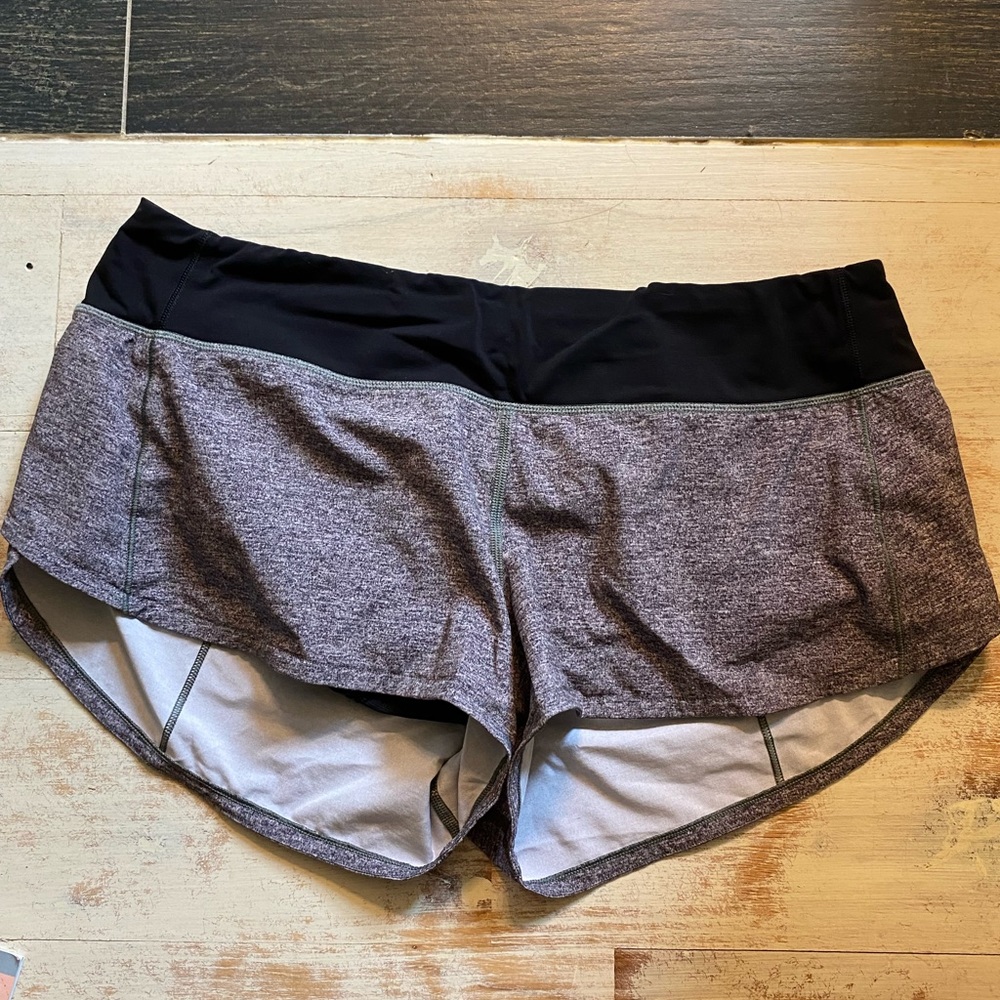 LULULEMON Athletica Grey Running Shorts - Size: 8